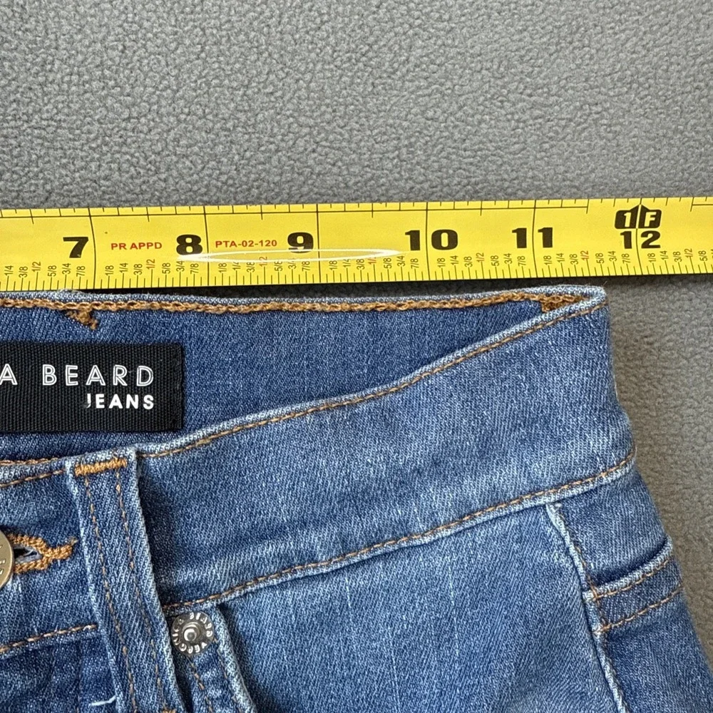 Veronica Beard Jeans Womens 24 Blue Carly Kick Flare High Rise Sunrise Wash Crop